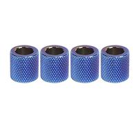 Colaire de la Voiture Colaire décor Anneau en Aluminium améliorant la décoration intérieure de la Voiture pour Camion SUV (Bleu brûlé)