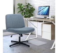 COLAMY 7261+7261W Chaise de Bureau, Tissu, Bleu, Taille Unique