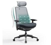 COLAMY Chaise de Bureau Ergonomique avec Support Lombaire, accoudoirs 4D et Profondeur d'assise réglable - Chaise de Bureau Ergonomique - Vainqueur du Test - Charge maximale : 136 kg - pour Le Bureau