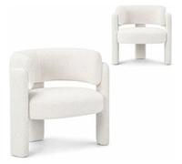 COLAMY Fauteuil-Canapé design minimaliste - Sublimez votre intérieur moderne et tendance-beige beige
