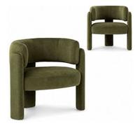 COLAMY Fauteuil-Canapé design minimaliste - Sublimez votre intérieur moderne et tendance-vert vert