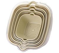 Colander Set - Passoire de cuisine épaisse, outil de lavage des aliments pour 2 animaux | Grand spinner à salade végétarienne avec drainage puissant, polyvalent multi-usages Purificateur de fruits