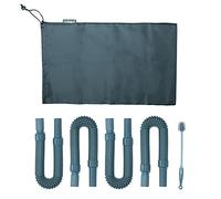 Colapz Kit Tuyau Eaux Usées Pliable 4 m pour Camping-Car & Caravane | Gardez votre emplacement propre grâce à un tuyau d'évacuation compact et extensible de 4 m
