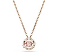 Swarovski Pendentif Constella 5744244 – Ronde, pierre dansante rose, placage ton or rosé, OS
