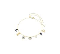 Swarovski Ras-de-cou Symbolica, perle de cristal, pendentifs, plaqué or, Taille unique