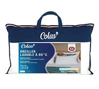 COLAS NORMAND - Oreiller Lavable à 95°C - Moelleux - 45x70cm - A bouillir - Microfibre - Doux et confortable - Lavable - Fabrication française - Blanc 73130225