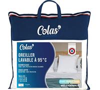 COLAS NORMAND - Oreiller Lavable à 95°C - Moelleux - 65 x 65 cm - A bouillir - Microfibre - Doux et confortable - Lavable - Fabrication française - Blanc