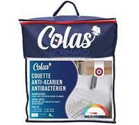 ColasNormand - Couette Anti Acariens et Antibactériens - Légère - 140 x 200 cm - Action Longue durée - Hygiène Parfaite - Microfibre - Doux et Confortable - Lavable - Fabrication française