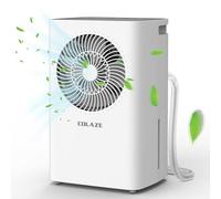 COLAZE Déshumidificateur 12 l en 24 h - Type de compresseur - Puissance de déshumidification automatique - Pour la maison, la cave, la chambre à coucher, la salle de bain - Jusqu'à 120 m³ (~20 m²) -