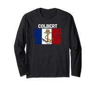 Colbert C611 Croiseur Navire De Guerre Père Grand-père Manche Longue