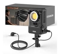 COLBOR 200W Éclairage Vidéo LED, Adaptateur Secteur Intégré, Lumière de Studio COB Bicolore 2700K-7000K avec Monture Bowens, IRC 96+, Key Light pour Live Streaming, Youtube, TikTok