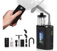 COLBOR CF3 Machine à fumée portable avec télécommande, 30 W rechargeable pour photographie/Noël/cosplay, mini brumisateur avec éclairage RVB et effet Tyndall (utilisation en intérieur/extérieur)