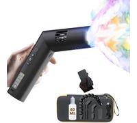 Colbor cf5 Machine a fumee portable,machine à brouillard portable fumée mini 40w,10m télécommande sans fil, poignée pliable,pour la photographie,mariage, fête, DJ Halloween (noir)