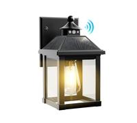 COLBOR Lampe Solaire Extérieur, Lampe de Sécurité Extérieur avec Détecteur de Mouvement, Applique Murale IP65 pour Jardin, Garage et Balcon