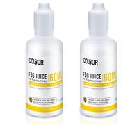 COLBOR Liquide pour Machine à Fumée 60ml*2, Liquide à Haute Densité à Base de Glycérine Végétale sans Odeur Certifié FDS pour Fêtes, Expositions, Scènes, Halloween pour Machine à Brouillard CF3/CF5