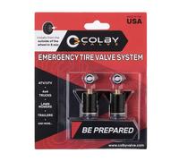 Colby Valve Kit de remplacement rapide de tige de valve d'urgence - Aucun outil nécessaire, pas de démontage de pneu - Fabriqué aux États-Unis à partir de composants en laiton 360 de qualité