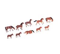 Colcolo 10 Pièces 1/87 Echelle Ho Cheval Animaux Simulation Animal