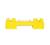 Colcolo 14 Pièces Pilier Pont Ferroviaire en Plastique Jaune Pièce Support Voie Ferrée Compact pr Enfants