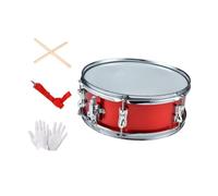 Colcolo 14 pouces caisse claire Instruments de musique Instrument de Percussion Portable batterie de musique pour enfants débutants filles cadeaux de vacances, Red 14 Po