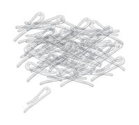 Colcolo 200x Pince Crocodile Transparente, Pince à Chemise Pinces à Linge en Forme de U 38/40mm Pince d'emballage de Fixation de Chemise, pour Manches, Robe, Carré Denté 40mm