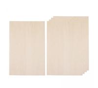 Colcolo 2x10 Pièces Planches de Tilleul, Planche de Feuilles de Bois, Fabrication de Modèles Miniatures, Planche de Bois Inachevée pour La Fabrication de