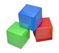 Colcolo 3 dés en éponge avec poches, cubes d'instruction différenciés, accessoires de jeu de société, jeu éducatif, dés pour raconter