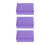 Colcolo 3 pièces tremplin Pierre d'équilibrage Jouets de Jeu sensoriels motricité Enfants Pas équilibrage Blocs de Yoga Pierres de rivière sensorielles, Violet