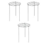 Colcolo 3X PEONON Soutien Cages Plant Soutien des Anneaux Cadre métallique élégant, Grille