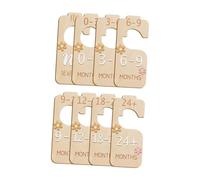 Colcolo 7pcs Newborn Toddlers Vêtements Diviseurs Diviseurs Infant Wardrobe Étiquette de Garde-Robe décorative Nouvelle-NOURN DIVITEURS pour GUITS GRIPLES, Motif de Fleurs