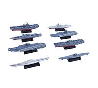 Colcolo 8X Jouet Porte-Avions, Modèle de Bateau de Puzzles 4D, Jeu de Simulation, Modèle de Bateau Assemblé 4D, Jouet de Modèle de Navire de Guerre pour