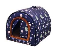 Colcolo Abri pour Chat en Forme de Grotte, 2 en 1, Portable, détachable et réutilisable, idéal pour Le Jardin ou la Cour. Abri pour Chats errants, Ballon