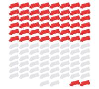 Colcolo Accessoire de piste de à monter soi-même : clôture robuste et facile à installer, barrières de route légères et éducatives, 100 Pièces
