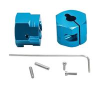 Colcolo Adaptateurs de conduite HUB 2x 1/10 à échelle RC RC Adaptateurs Hub Drive Aluminium Accessoires, installation facile, bricolage, 12 mm avec tour