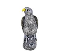 Colcolo Appât Aigle Décor Rapace Effaroucheur Statue Oiseau Effet Réaliste Solide pour Dissuasion Contre Nuisibles Design, Petit Aigle Aux Yeux De 12 Pouces