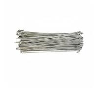 Colcolo Attache de Grillage Chaîne Métallique Attache de Clôture Agrafe de Fil Lien de Grillage en Acier Inoxydable pour Résistance à la Rouille et Tenue, 6,5PO