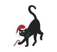 Colcolo Autocollant mural, jolis stickers muraux pour chatons, papier peint de fêtes, décoration de Noël pour salle de jeux, anniversaire, chambre à