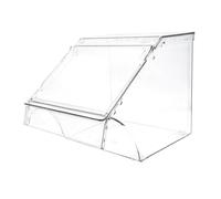 Colcolo Bac de Rangement en Acrylique, vitrine, Ouverture Frontale, récipient de Stockage de pâtisseries, récipient de collation, boîte à Bonbons pour, 24cmx20cmx24cm