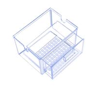 Colcolo Bac de récupération de tiroir de système de Filtration de Filtre d'aquarium Installation Facile pour la boîte de débordement d'aquarium, Clair