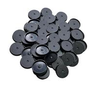 Colcolo Bases de figurines de jeu rondes de 2,5 cm, pour collection, jeux de table, présentation de figurines, wargames, loisirs créatifs, 100 Pièces
