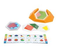 Colcolo Bébé Puzzles Colorés Apprentissage Précoce Jouets Éducatifs pour Enfants Anniversaire - UNE