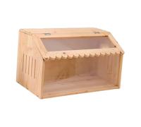 Colcolo Boîte de couvées de Poulet, Cage de caille, Robuste, Habitat de Petits Animaux, incubateur coopérative en Bois pour Canards cailles Oiseaux de Poussin, 50x30x30cm