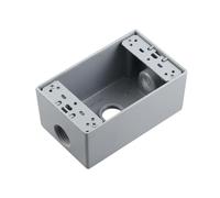 Colcolo Boîte de jonction électrique, boîte de distribution, trou de 1/2 pouce, réparation directe, accessoires résistants aux intempéries, gris, pour bureaux