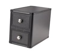 Colcolo Boîte de rangement des cartes graduées avec 2 tiroirs, protecteur robuste pour les adultes, organisateur de porte-collecte léger, boîtier de carte
