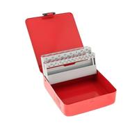 Colcolo Boîte de Rangement pour forets hélicoïdaux, Distributeur de forets, Organisateur de forets Portables en Fer Robuste, boîte d'indexation de forets, 41 emplacements