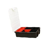 Colcolo Boîte de rangement pour quincaillerie, boîte de pêche à la mouche, conteneur polyvalent pour pièces métalliques, à outils pour boulons, clous, 13.5 Cm X 22 Cm X