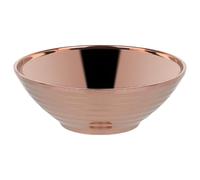 Colcolo Bol à pétrir en acier inoxydable, double couche, multifonction, pour nouilles udon, soba, pho, ramen, soupe, pour la cuisine à domicile, or Rose