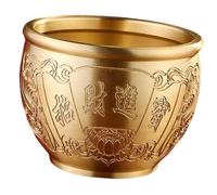 Colcolo Bol Feng Shui en laiton, bassin de fortune, objet de décoration original et robuste à poser sur une table, idéal pour le salon ou une maison de, Style C