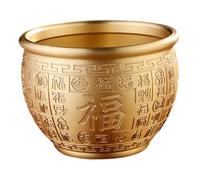 Colcolo Bol Feng Shui en laiton, bassin de fortune, objet de décoration original et robuste à poser sur une table, idéal pour le salon ou une maison de, Style A