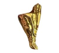 Colcolo Broche Miniature Vase avec Insertion de Fleur, idéale pour Les Loisirs créatifs au Quotidien, Pulls et Autres vêtements, Or