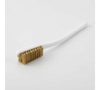 Colcolo Brosse Nettoyage Industriel Robustes avec Poils en Acier Inoxydable pour Débarrasser les Toute Impureté Adaptée aux Opérations Maintenance , Brosse à tête en fil de cuivre, 50 pièces